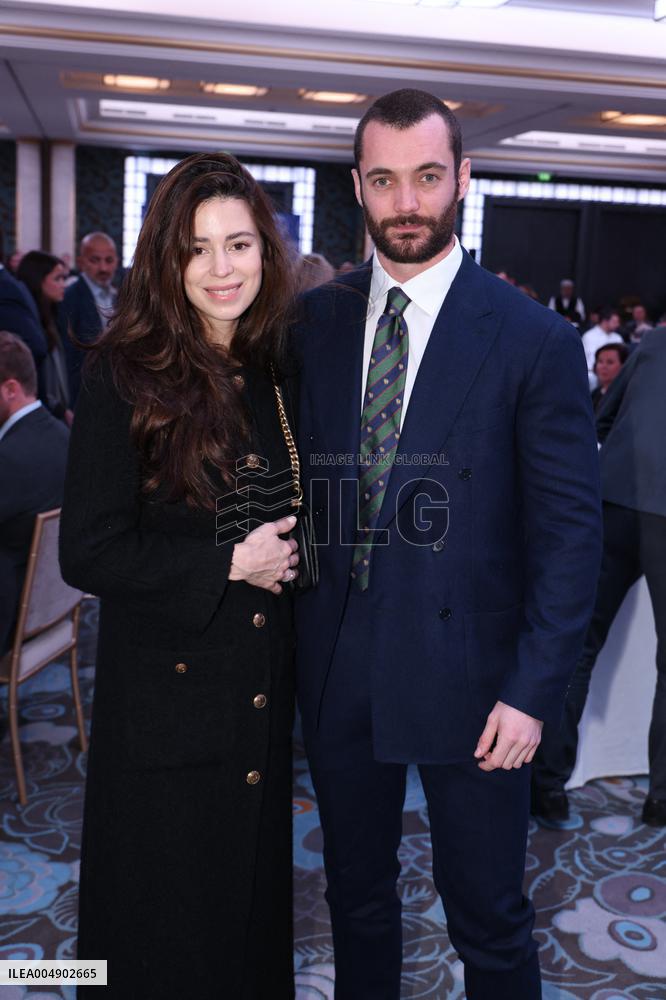 Exclusive - Louis Sarkozy at Chinese Business Club Lunch - Paris