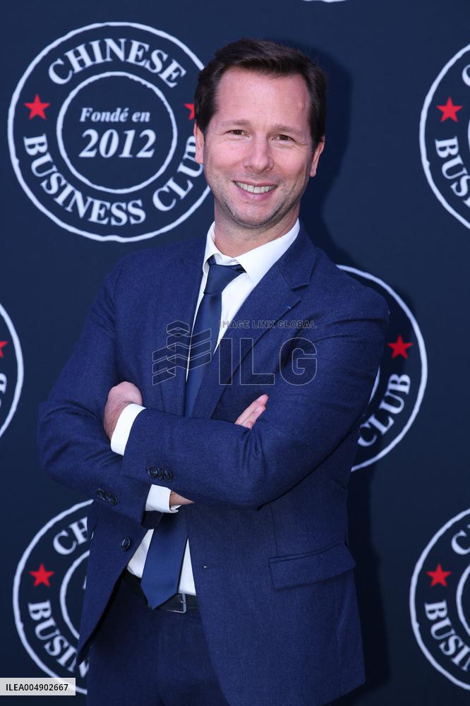 Exclusive - Louis Sarkozy at Chinese Business Club Lunch - Paris