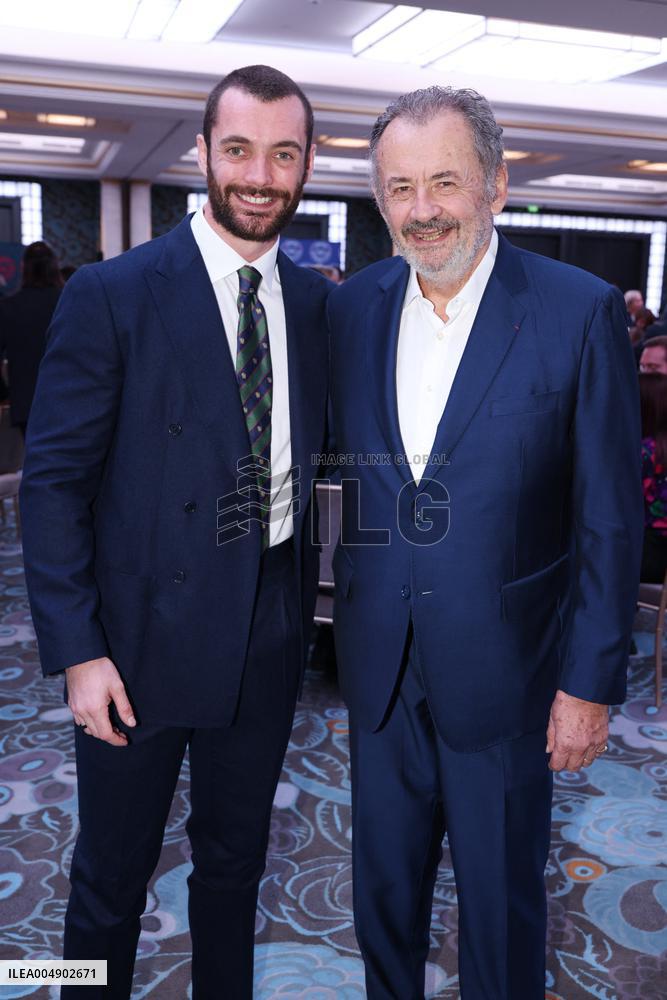 Exclusive - Louis Sarkozy at Chinese Business Club Lunch - Paris