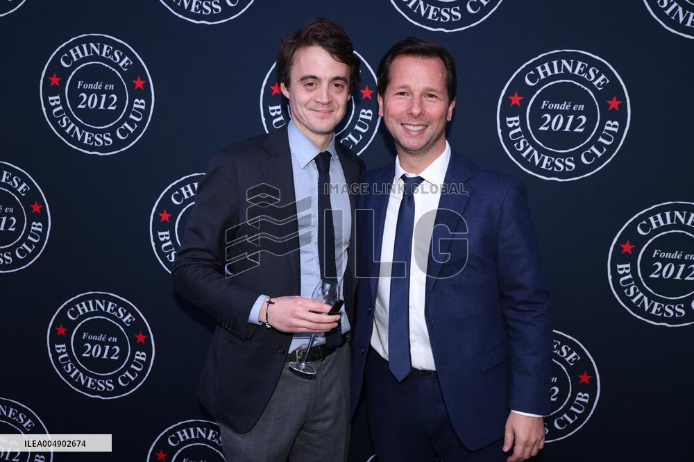 Exclusive - Louis Sarkozy at Chinese Business Club Lunch - Paris