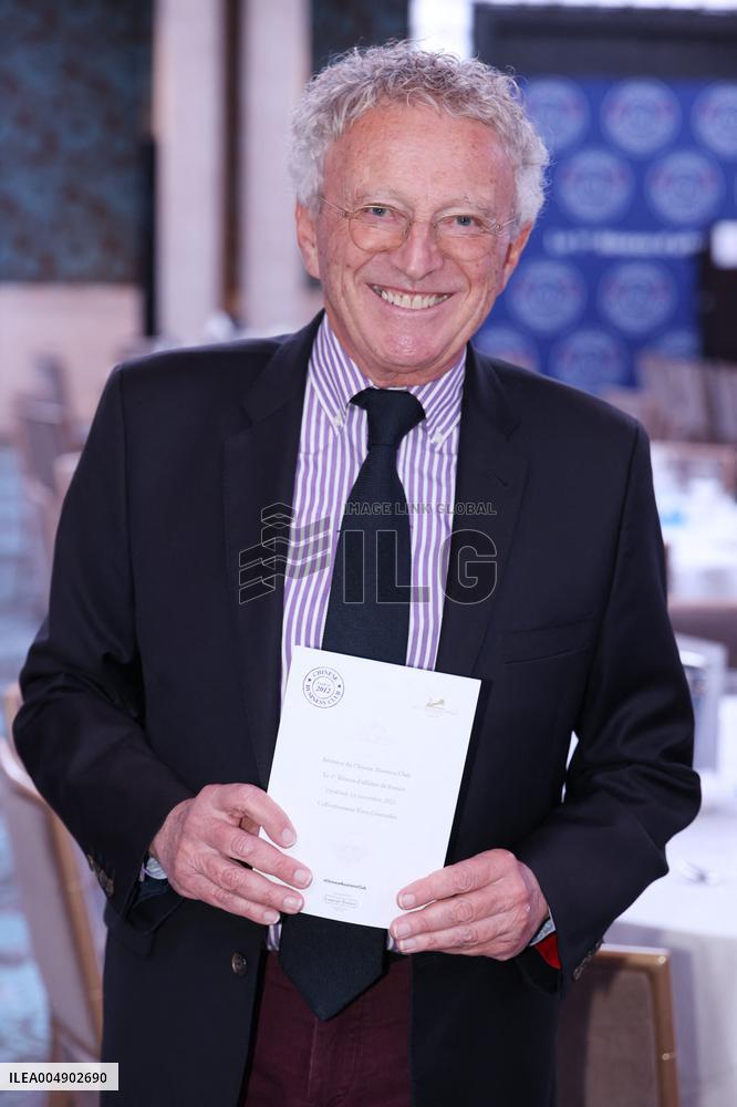 Exclusive - Louis Sarkozy at Chinese Business Club Lunch - Paris