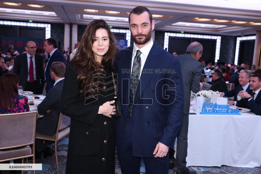 Exclusive - Louis Sarkozy at Chinese Business Club Lunch - Paris