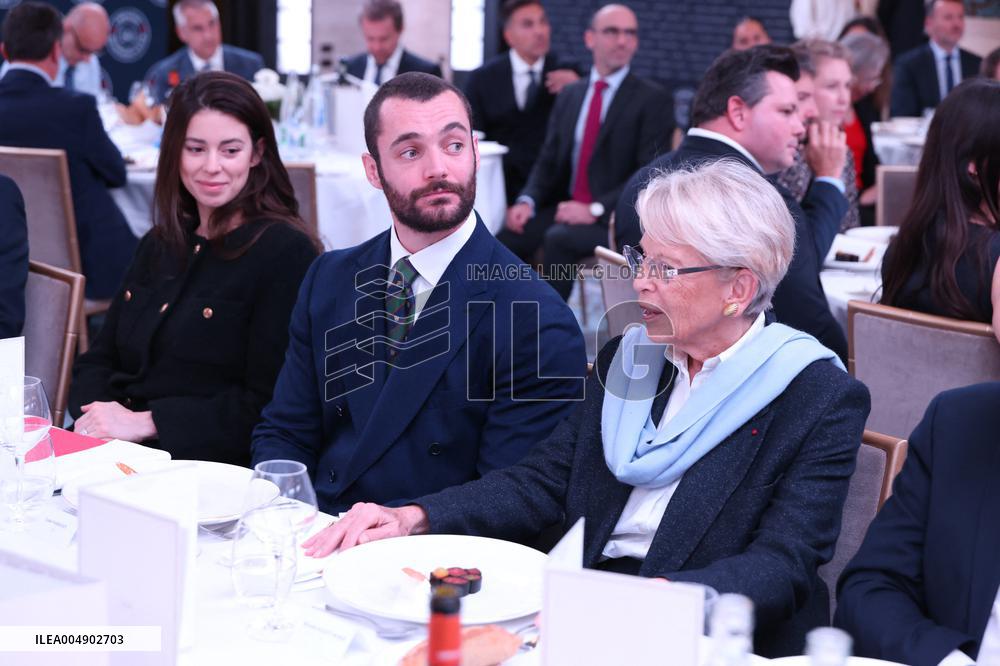 Exclusive - Louis Sarkozy at Chinese Business Club Lunch - Paris