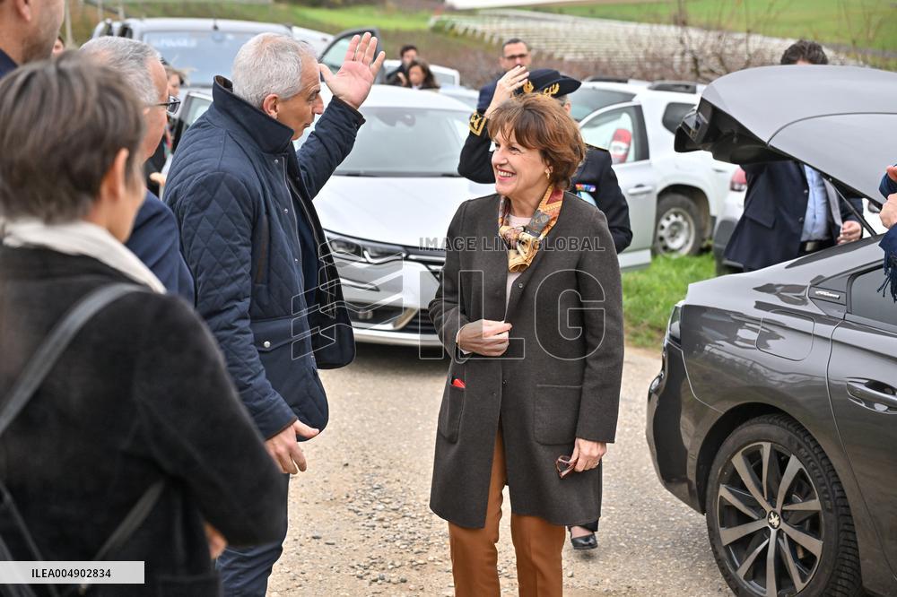 Annie Genevard Visits the Rhone Region - France