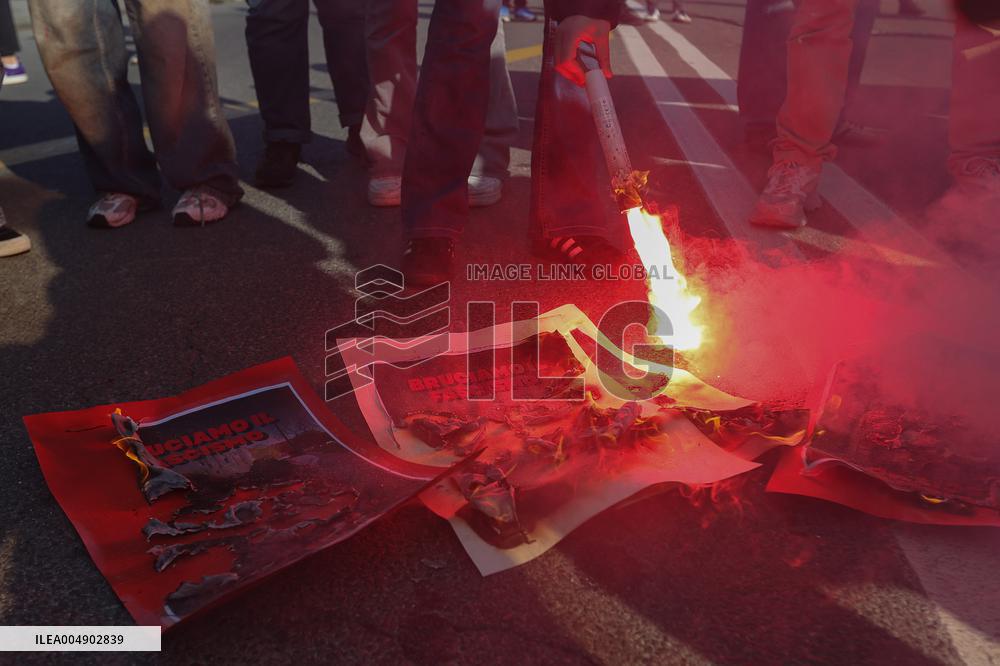 No Meloni Day Protest - Italy