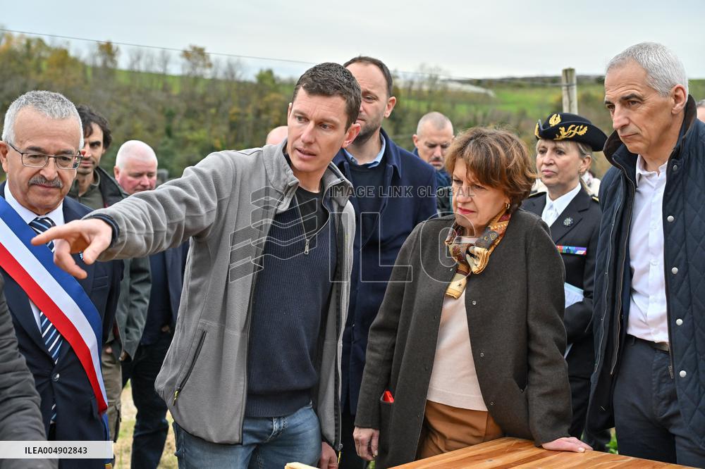 Annie Genevard Visits the Rhone Region - France