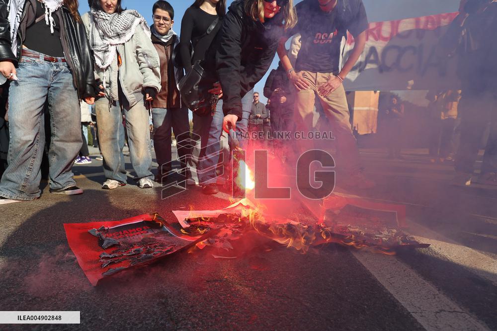 No Meloni Day Protest - Italy