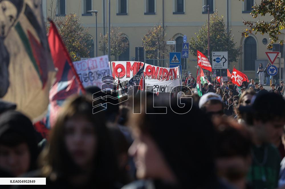 No Meloni Day Protest - Italy