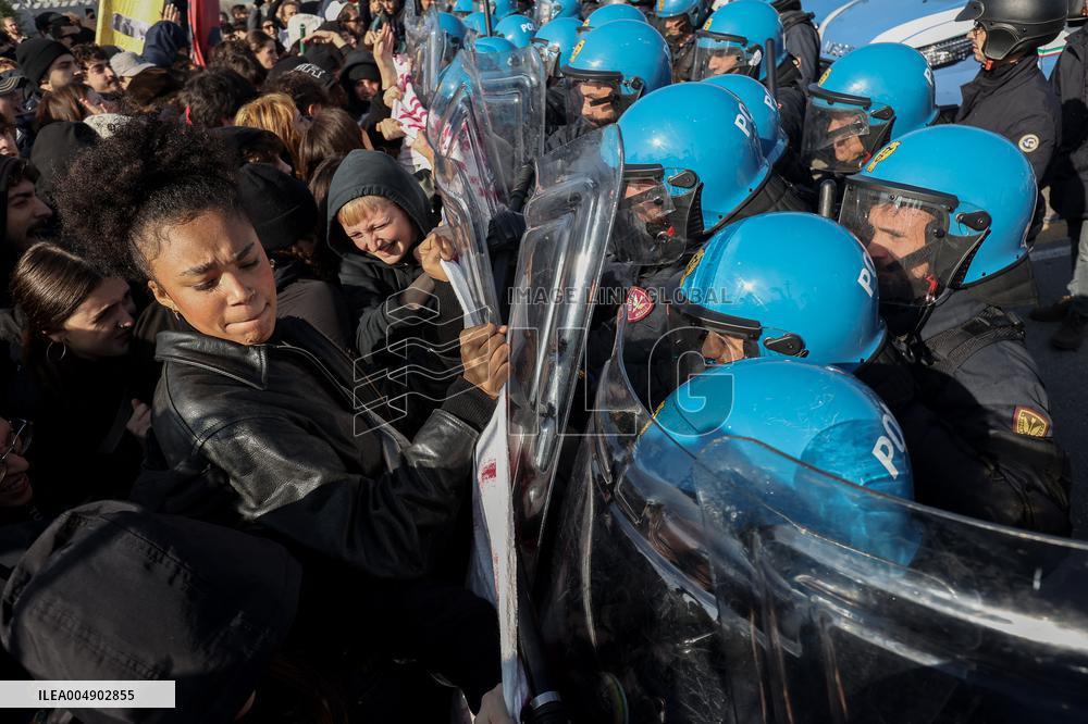 No Meloni Day Protest - Italy