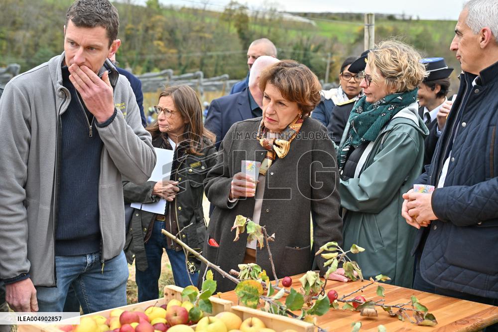 Annie Genevard Visits the Rhone Region - France