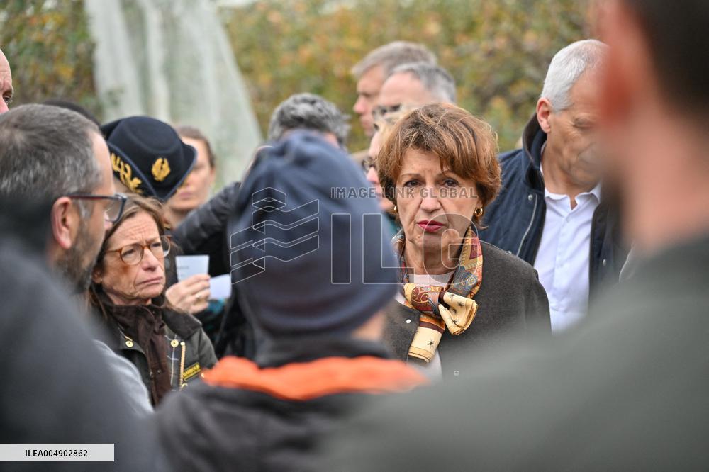 Annie Genevard Visits the Rhone Region - France