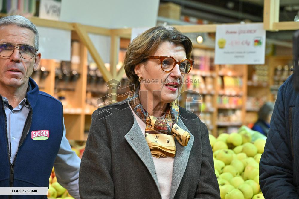 Annie Genevard Visits the Rhone Region - France