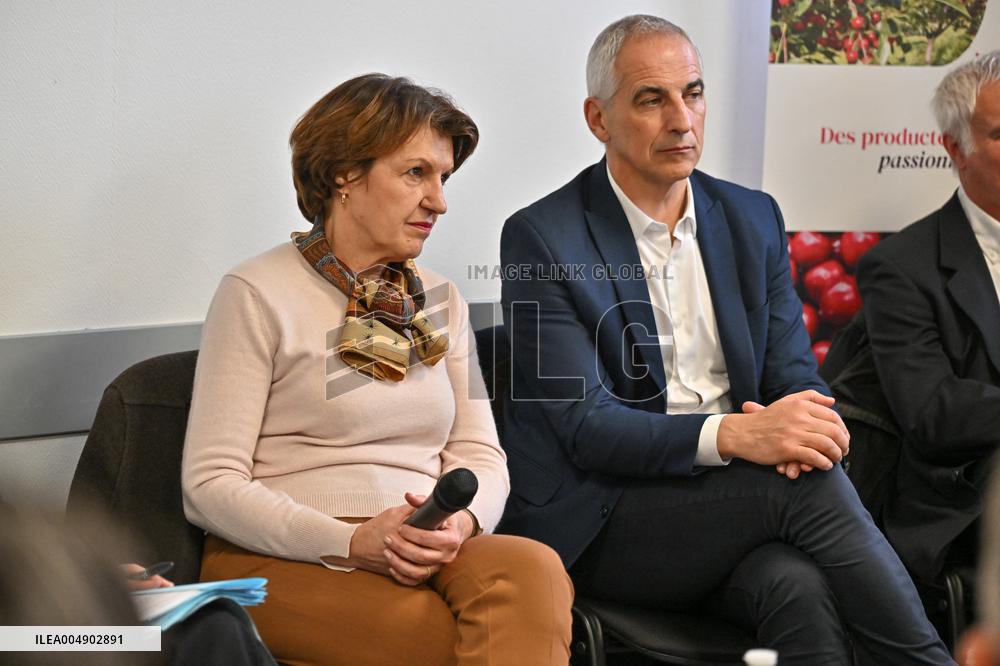 Annie Genevard Visits the Rhone Region - France