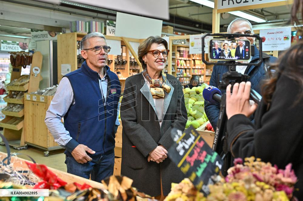 Annie Genevard Visits the Rhone Region - France