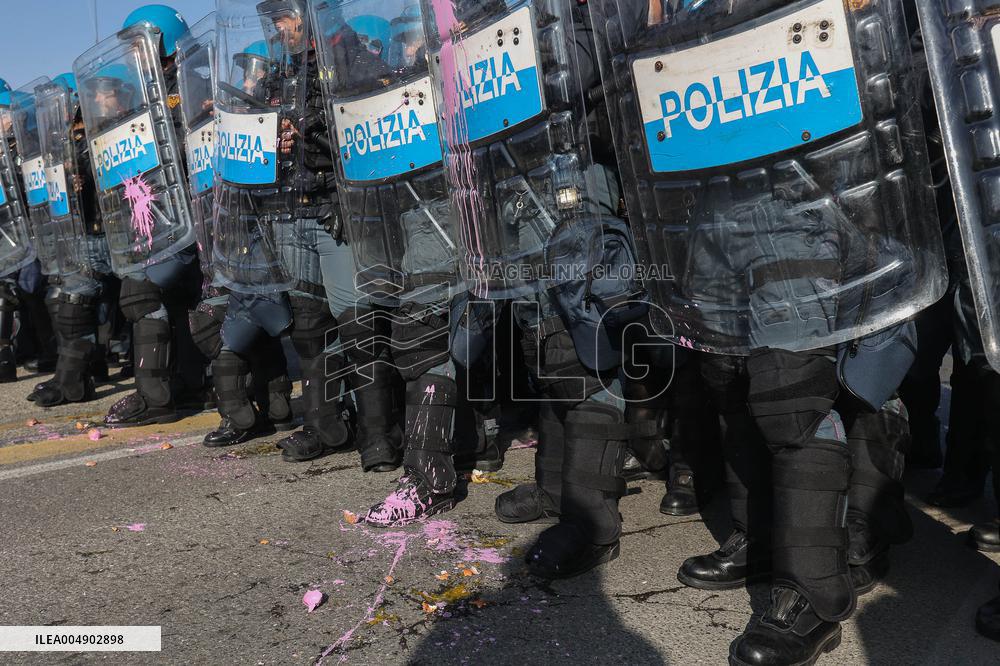 No Meloni Day Protest - Italy