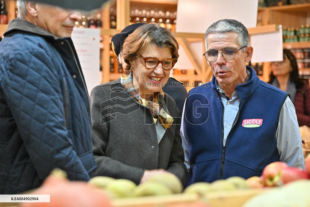 Annie Genevard Visits the Rhone Region - France