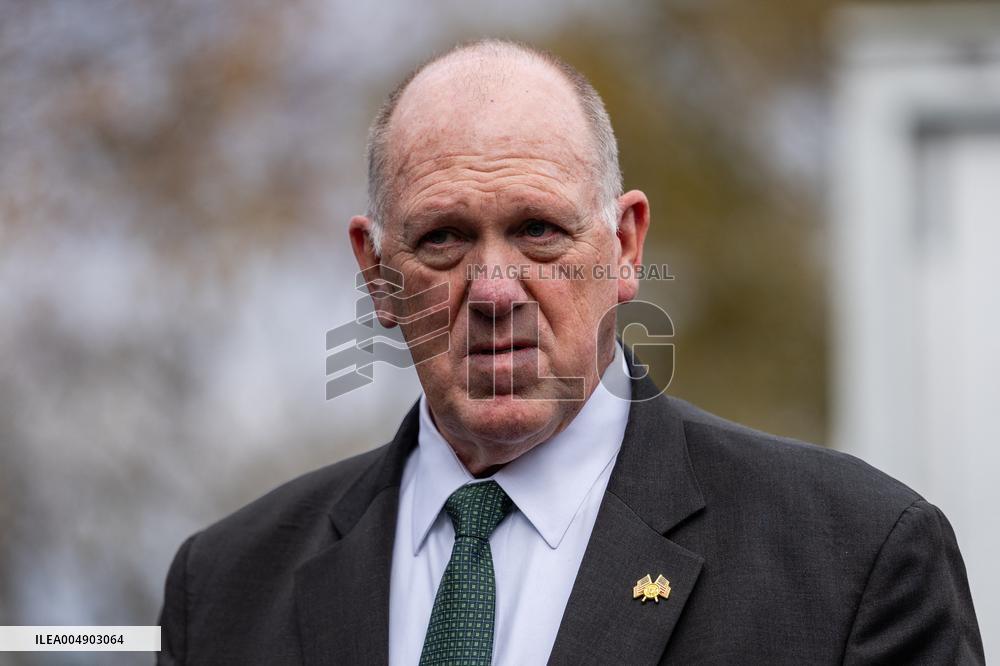 Tom Homan Speaks To Press Outside White House - Washington