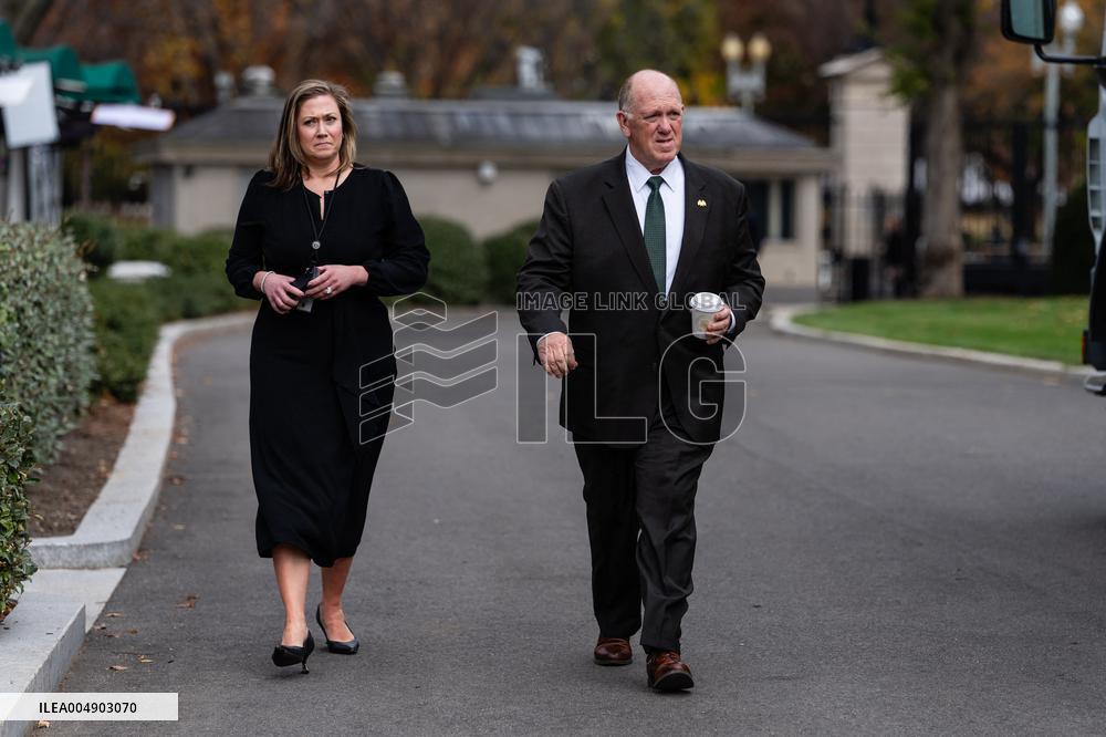 Tom Homan Speaks To Press Outside White House - Washington