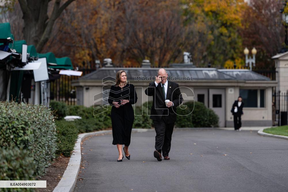 Tom Homan Speaks To Press Outside White House - Washington