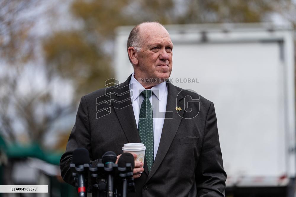 Tom Homan Speaks To Press Outside White House - Washington