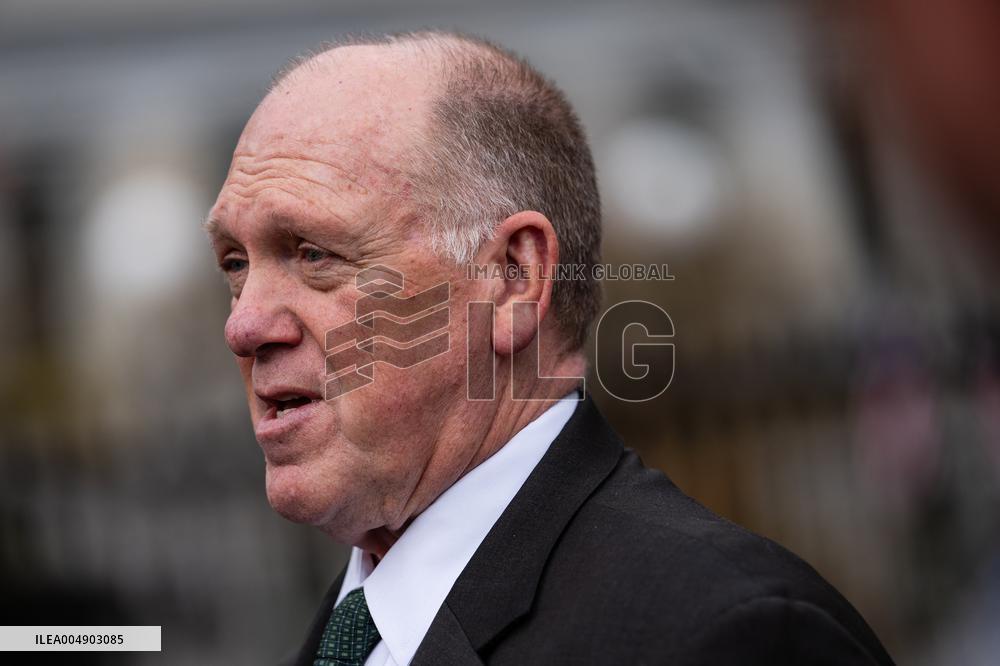 Tom Homan Speaks To Press Outside White House - Washington