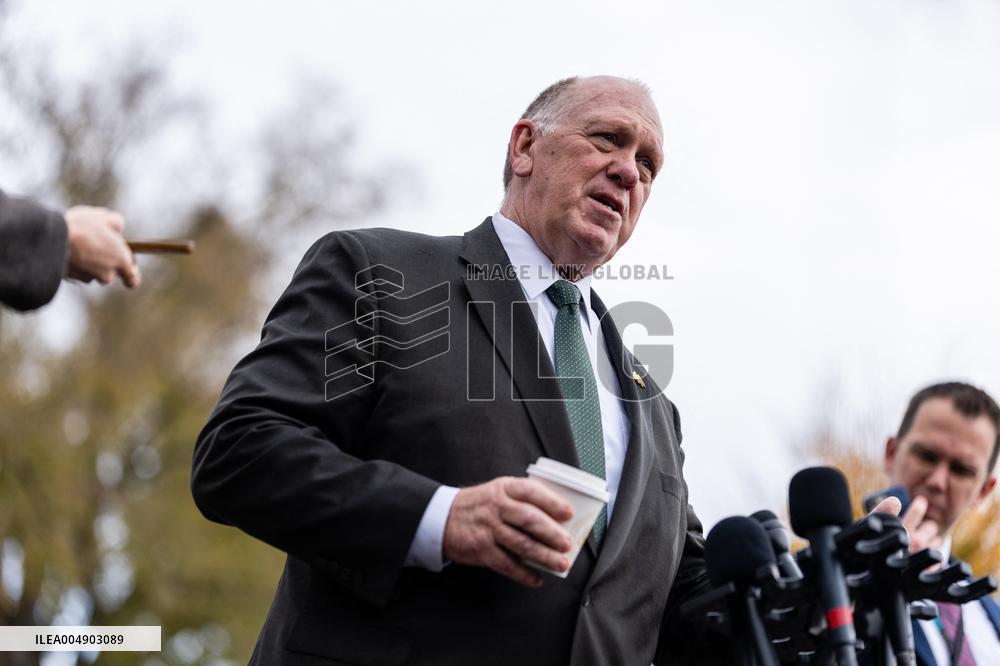 Tom Homan Speaks To Press Outside White House - Washington