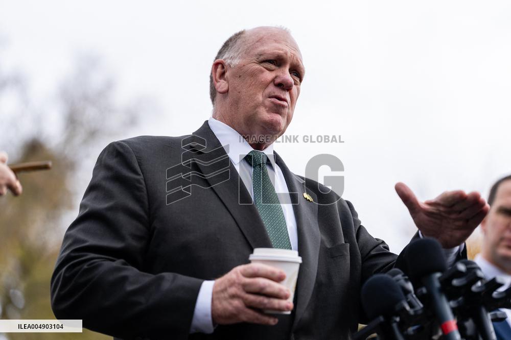 Tom Homan Speaks To Press Outside White House - Washington