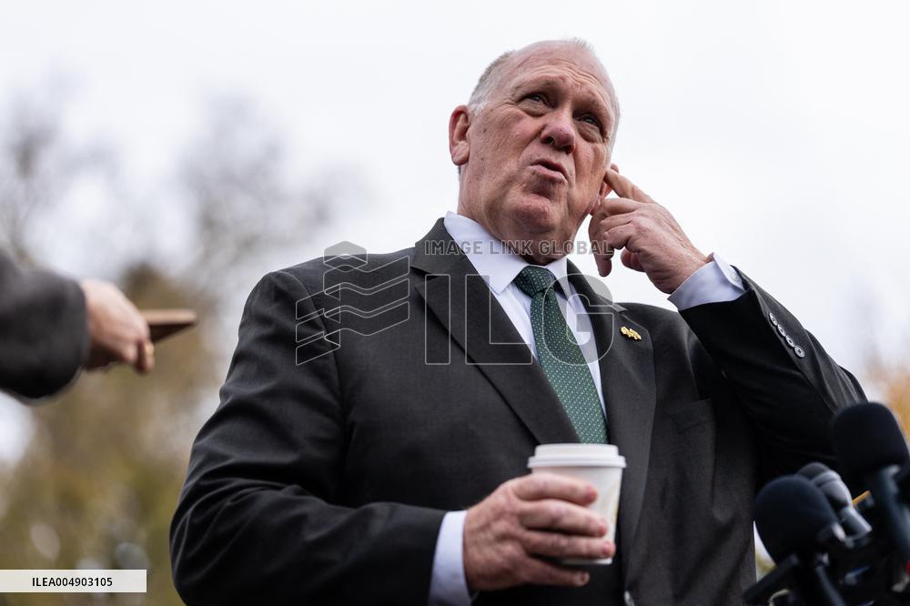 Tom Homan Speaks To Press Outside White House - Washington