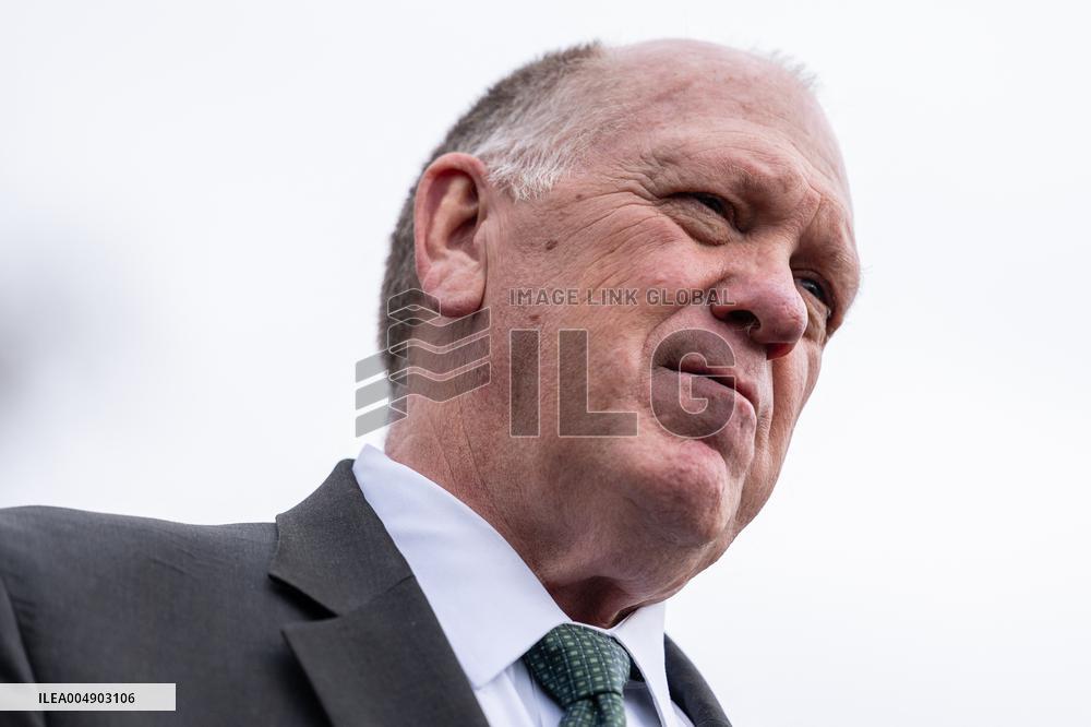 Tom Homan Speaks To Press Outside White House - Washington