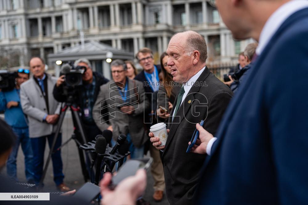 Tom Homan Speaks To Press Outside White House - Washington