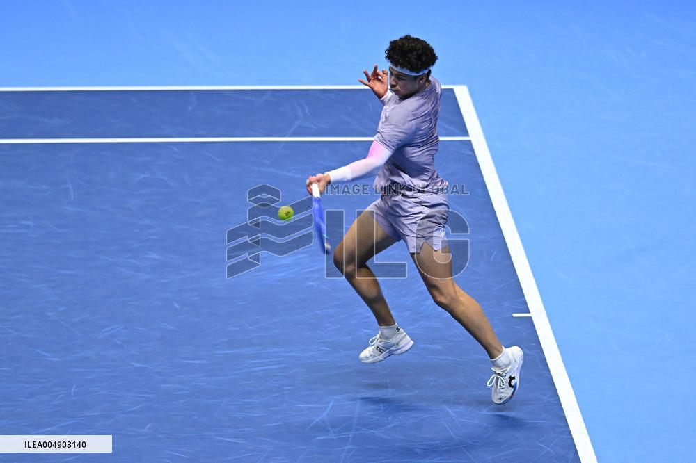 2025 Nitto ATP Finals - Jannik Sinner v Ben Shelton - Turin