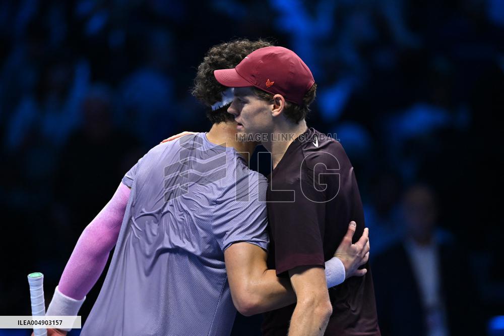 2025 Nitto ATP Finals - Jannik Sinner v Ben Shelton - Turin