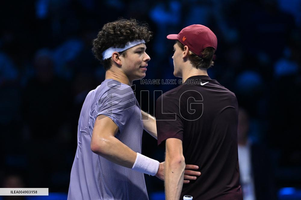 2025 Nitto ATP Finals - Jannik Sinner v Ben Shelton - Turin