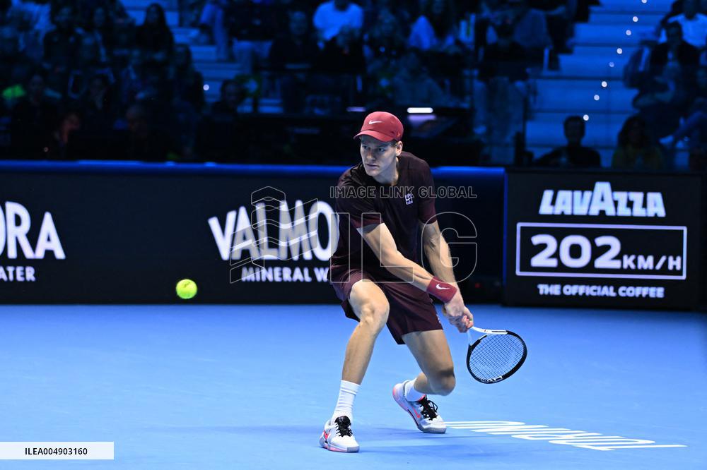 2025 Nitto ATP Finals - Jannik Sinner v Ben Shelton - Turin