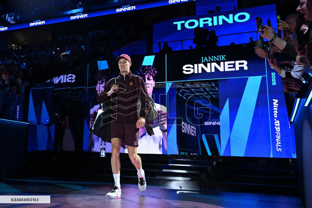 2025 Nitto ATP Finals - Jannik Sinner v Ben Shelton - Turin