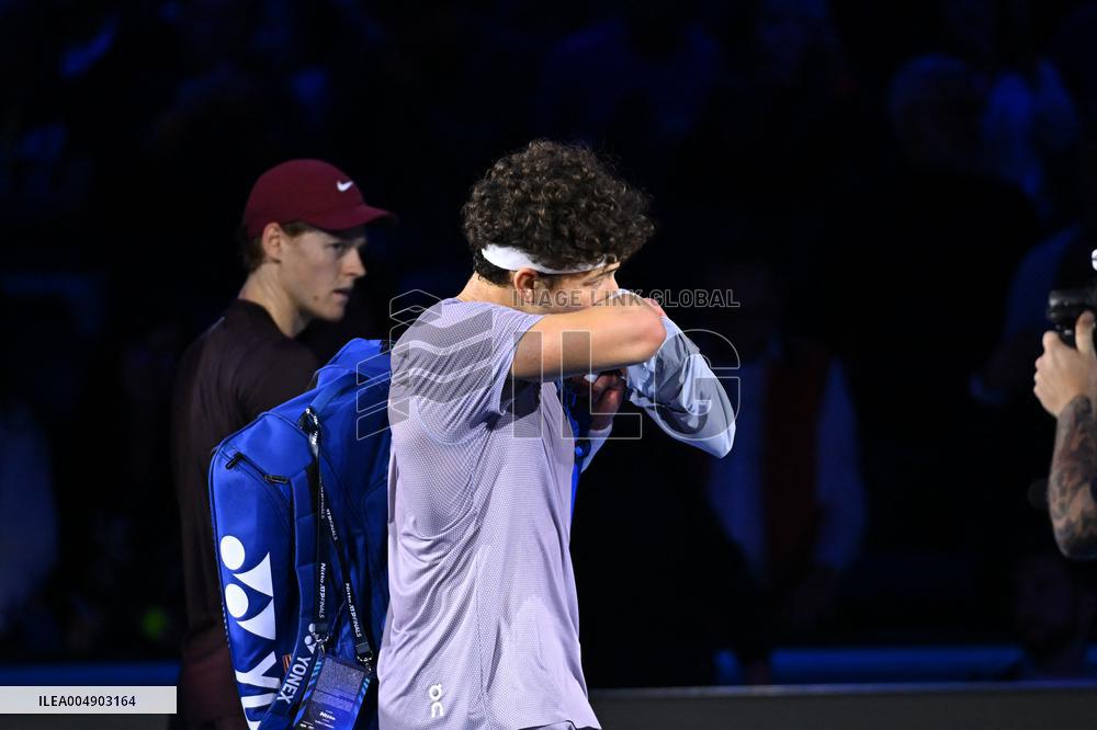 2025 Nitto ATP Finals - Jannik Sinner v Ben Shelton - Turin