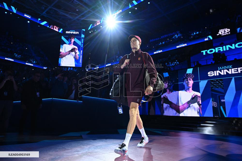 2025 Nitto ATP Finals - Jannik Sinner v Ben Shelton - Turin