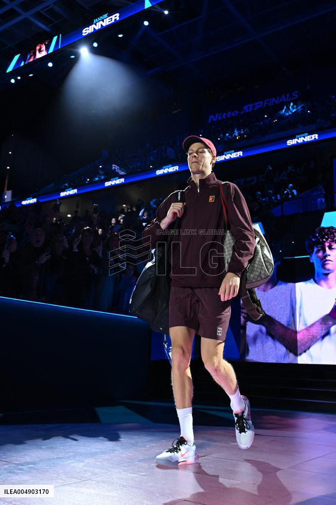 2025 Nitto ATP Finals - Jannik Sinner v Ben Shelton - Turin