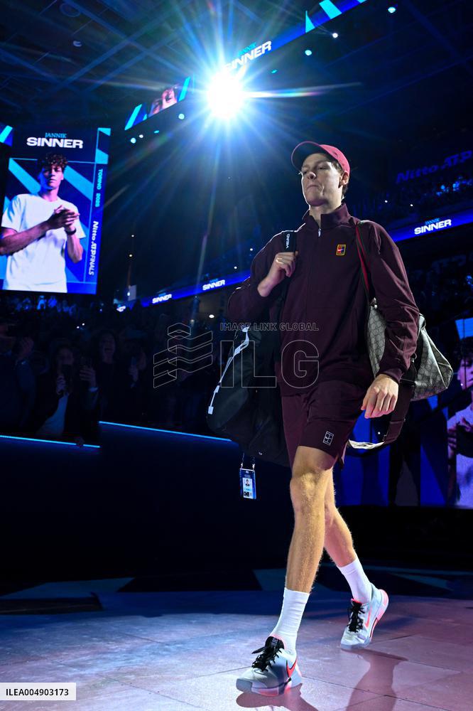 2025 Nitto ATP Finals - Jannik Sinner v Ben Shelton - Turin