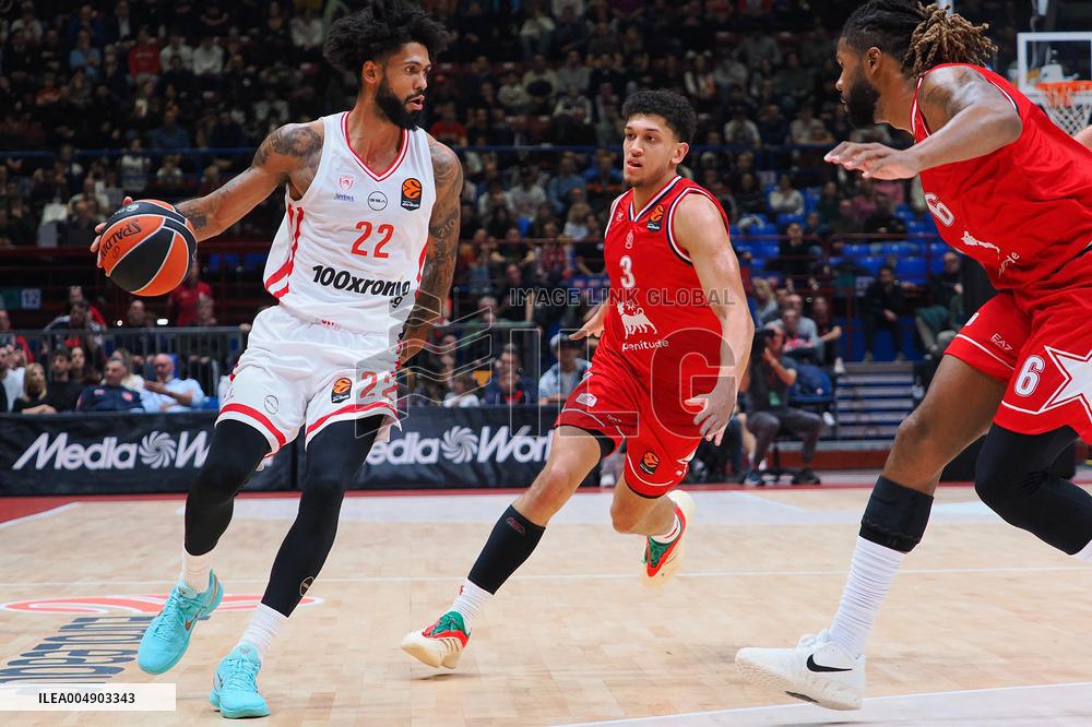 BASKET - Euroleague - EA7 Emporio Armani Milano vs Olympiakos Pireus