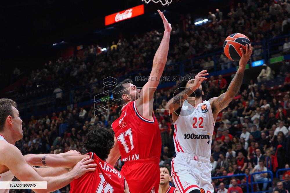 BASKET - Euroleague - EA7 Emporio Armani Milano vs Olympiakos Pireus