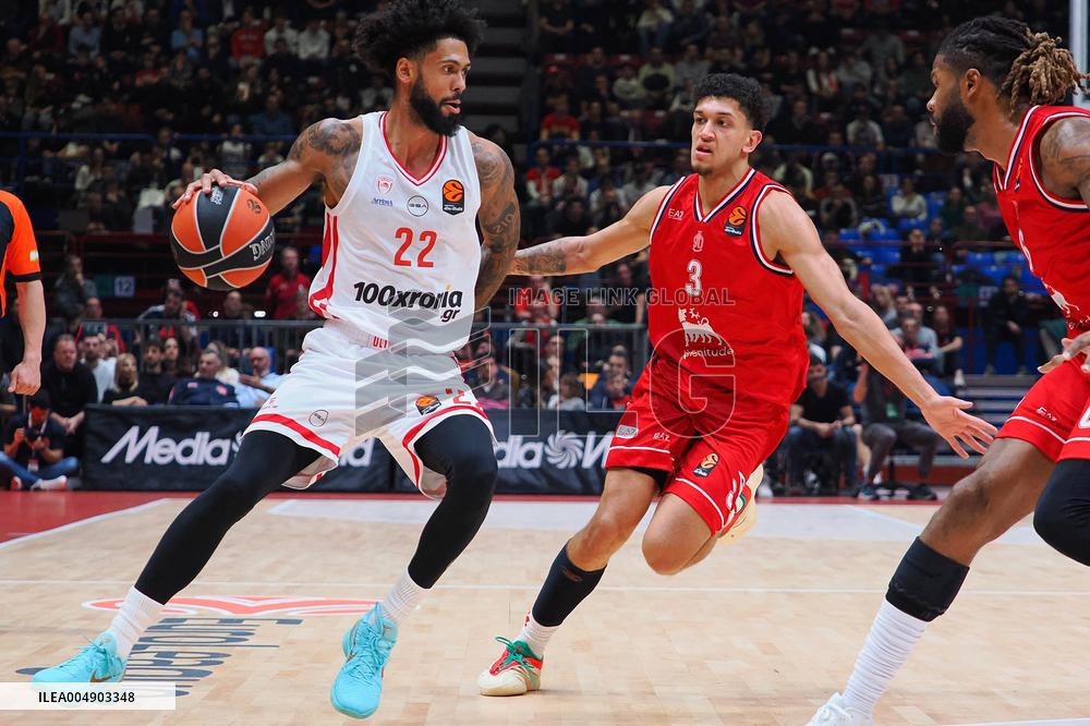 BASKET - Euroleague - EA7 Emporio Armani Milano vs Olympiakos Pireus