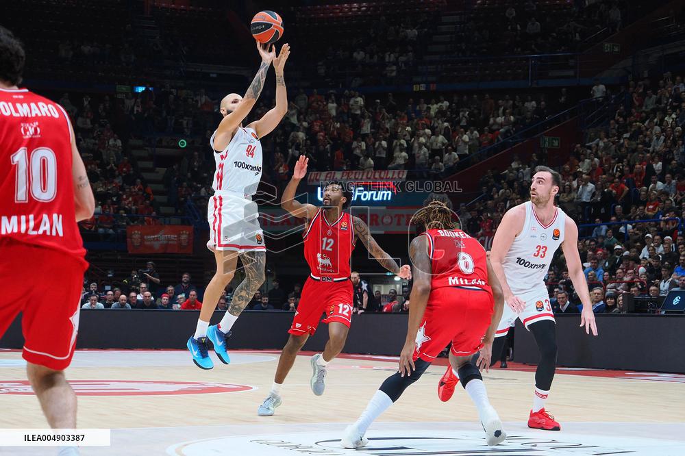BASKET - Euroleague - EA7 Emporio Armani Milano vs Olympiakos Pireus