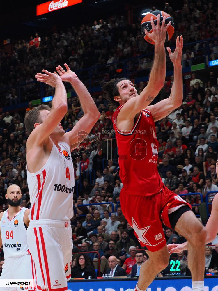 BASKET - Euroleague - EA7 Emporio Armani Milano vs Olympiakos Pireus