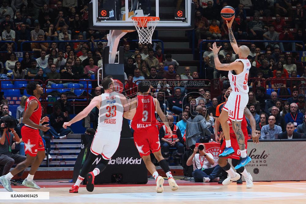 BASKET - Euroleague - EA7 Emporio Armani Milano vs Olympiakos Pireus