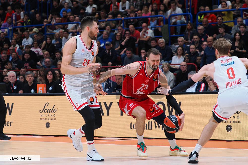 BASKET - Euroleague - EA7 Emporio Armani Milano vs Olympiakos Pireus