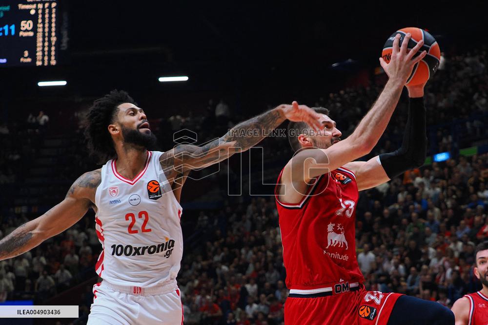 BASKET - Euroleague - EA7 Emporio Armani Milano vs Olympiakos Pireus
