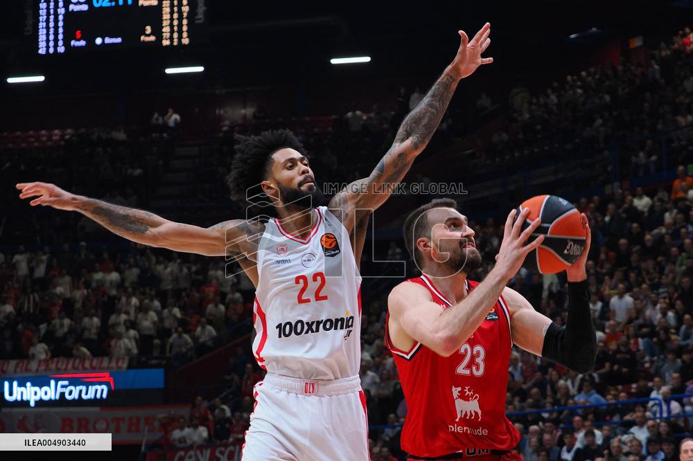 BASKET - Euroleague - EA7 Emporio Armani Milano vs Olympiakos Pireus