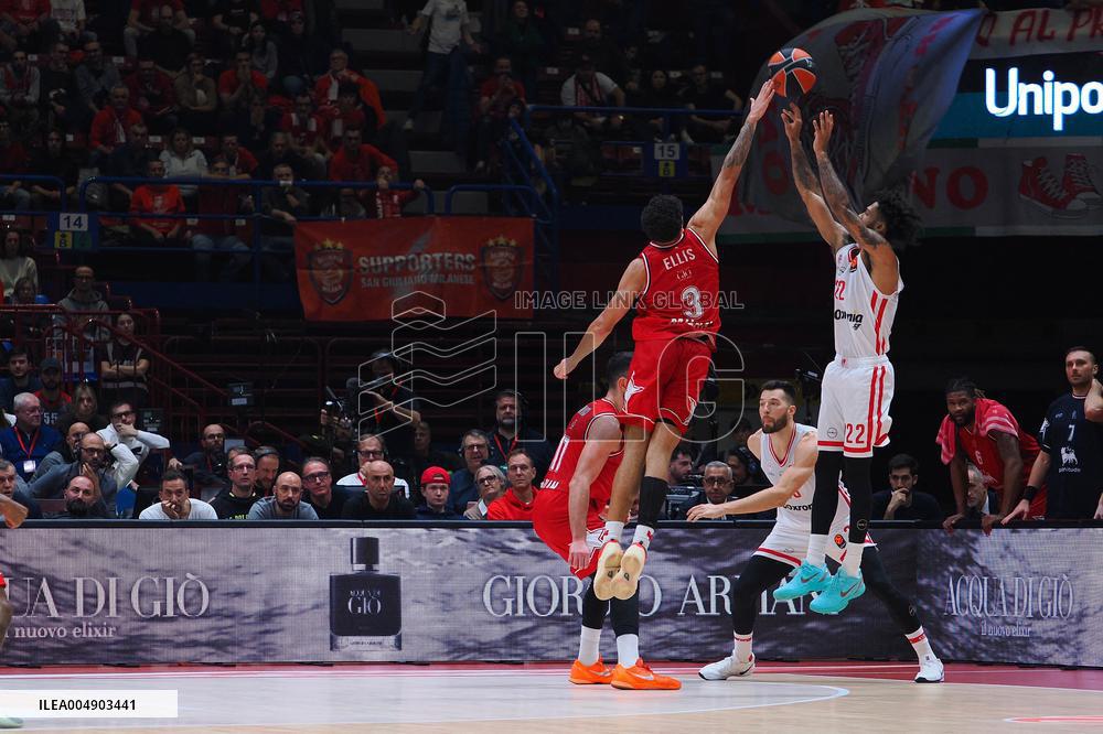 BASKET - Euroleague - EA7 Emporio Armani Milano vs Olympiakos Pireus