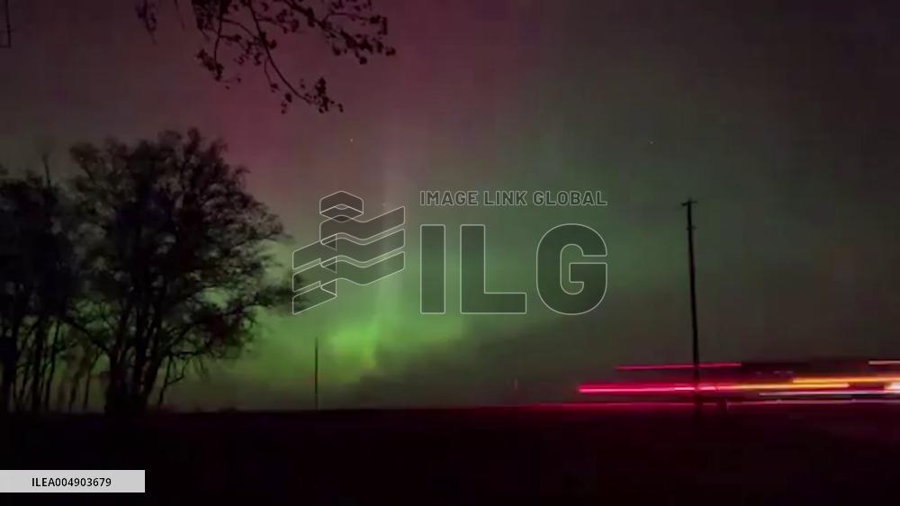 Aurora Illuminates Night Skies Across North America 7